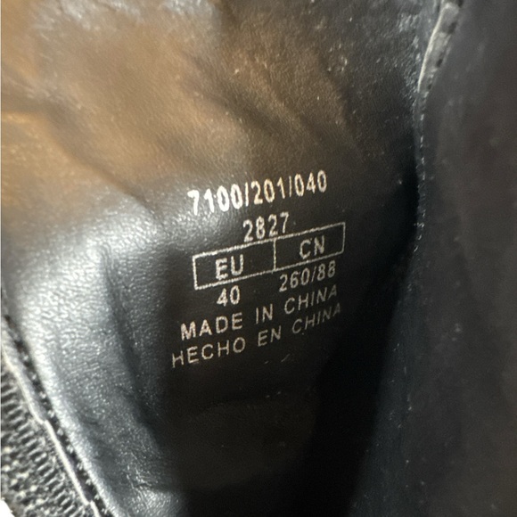 ZARA Black Embroidered Ankle Boots w/4” Heel, Size 9. - Picture 13 of 15